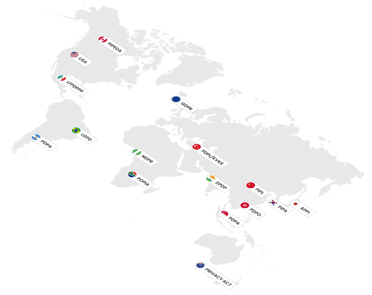 Regulations map