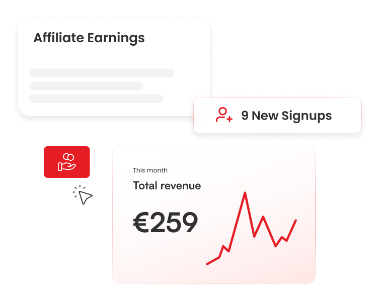 Affiliate earnings graphic