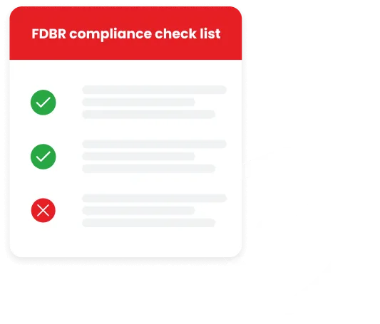 FDBR compliance