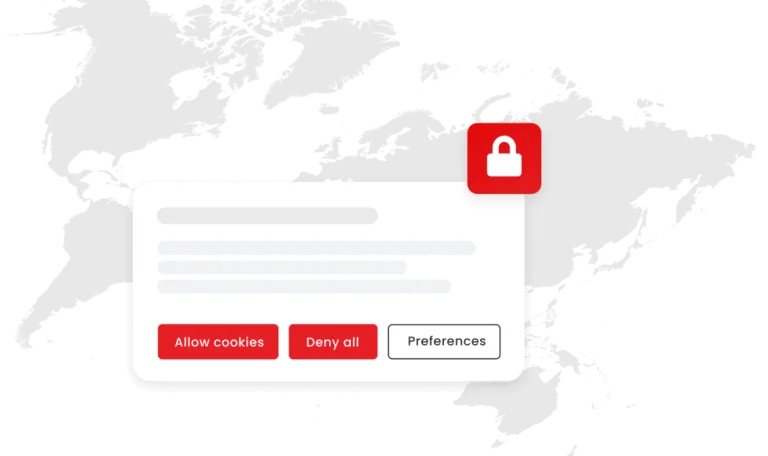 CookieHub dialog map
