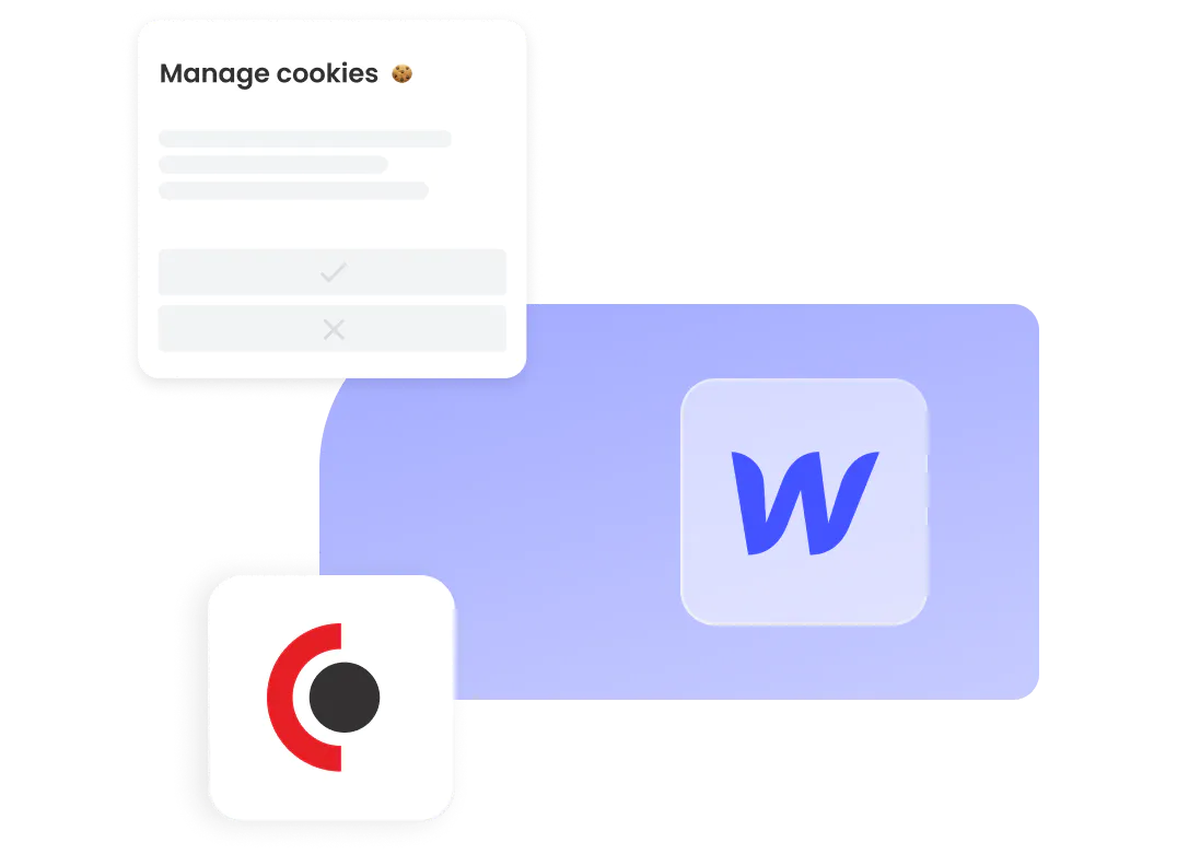 Webflow cookie notice